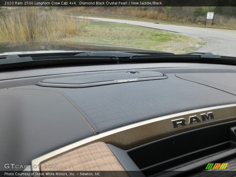 Diamond Black Crystal Pearl / New Saddle/Black 2020 Ram 1500 Longhorn Crew Cab 4x4