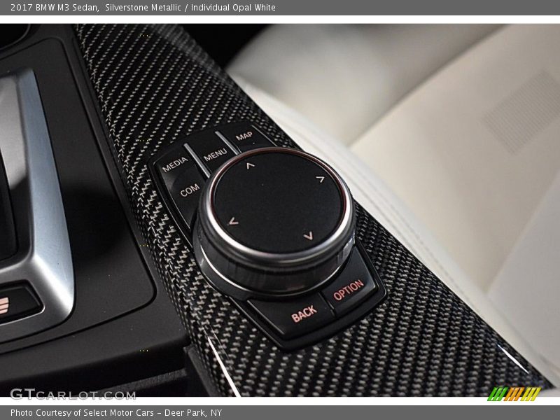 Silverstone Metallic / Individual Opal White 2017 BMW M3 Sedan