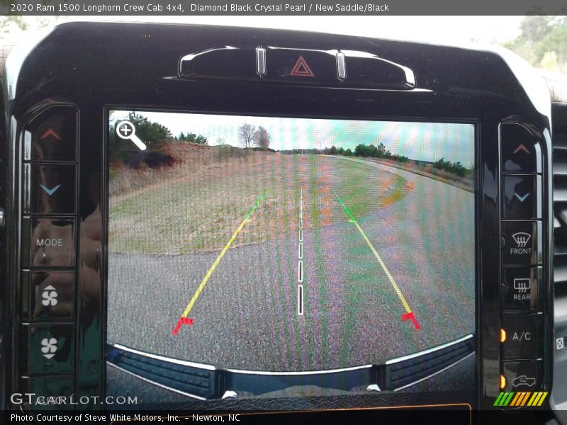 Diamond Black Crystal Pearl / New Saddle/Black 2020 Ram 1500 Longhorn Crew Cab 4x4