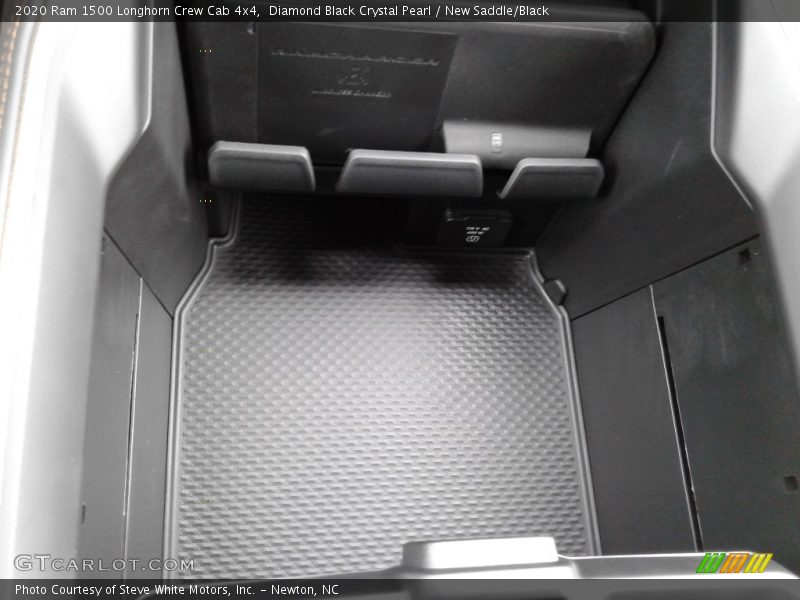 Diamond Black Crystal Pearl / New Saddle/Black 2020 Ram 1500 Longhorn Crew Cab 4x4