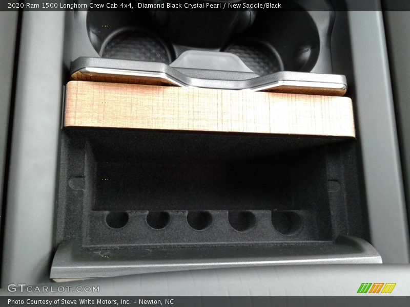 Diamond Black Crystal Pearl / New Saddle/Black 2020 Ram 1500 Longhorn Crew Cab 4x4