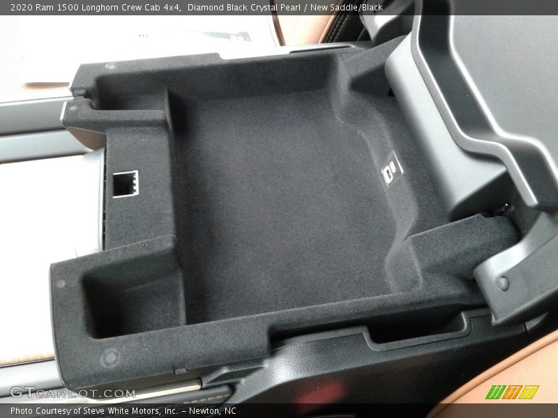 Diamond Black Crystal Pearl / New Saddle/Black 2020 Ram 1500 Longhorn Crew Cab 4x4