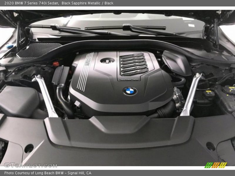 Black Sapphire Metallic / Black 2020 BMW 7 Series 740i Sedan