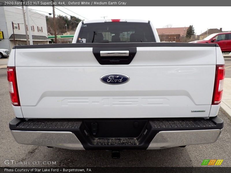 Oxford White / Medium Earth Gray 2020 Ford F150 XLT SuperCab 4x4