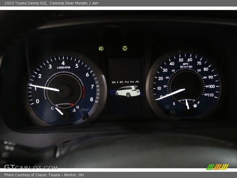 Celestial Silver Metallic / Ash 2020 Toyota Sienna XLE