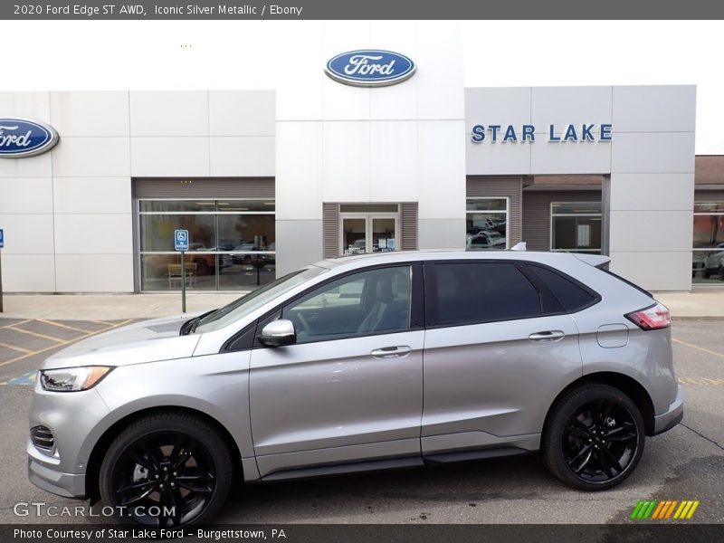 Iconic Silver Metallic / Ebony 2020 Ford Edge ST AWD