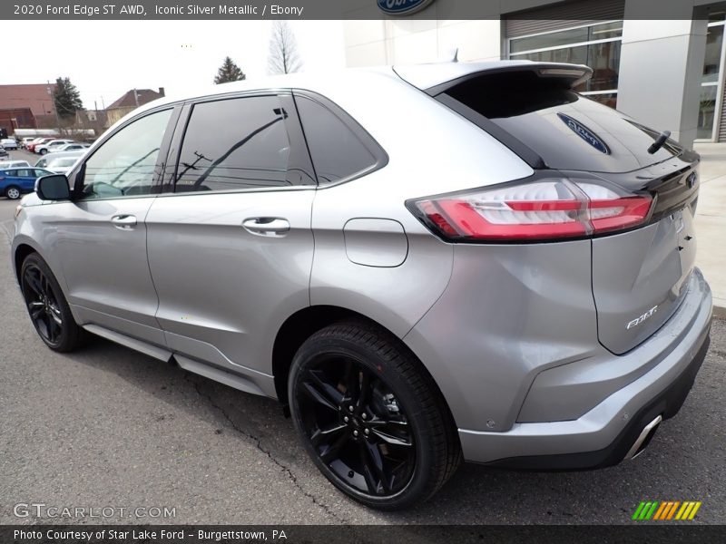 Iconic Silver Metallic / Ebony 2020 Ford Edge ST AWD