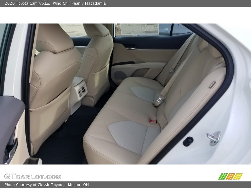 Rear Seat of 2020 Camry XLE