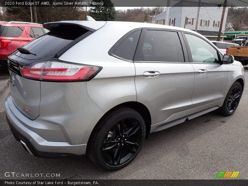 Iconic Silver Metallic / Ebony 2020 Ford Edge ST AWD