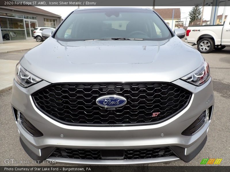 Iconic Silver Metallic / Ebony 2020 Ford Edge ST AWD