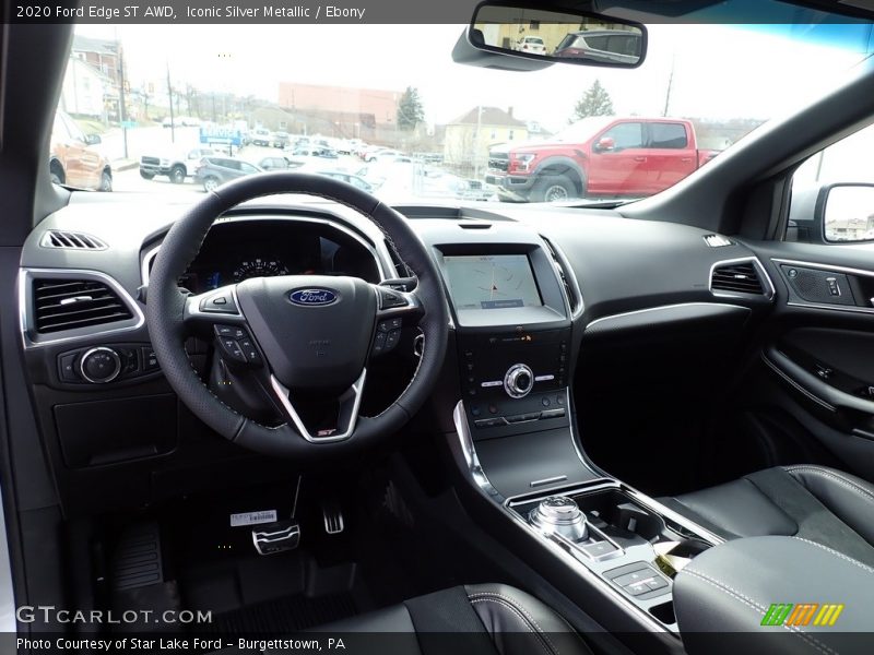 Iconic Silver Metallic / Ebony 2020 Ford Edge ST AWD