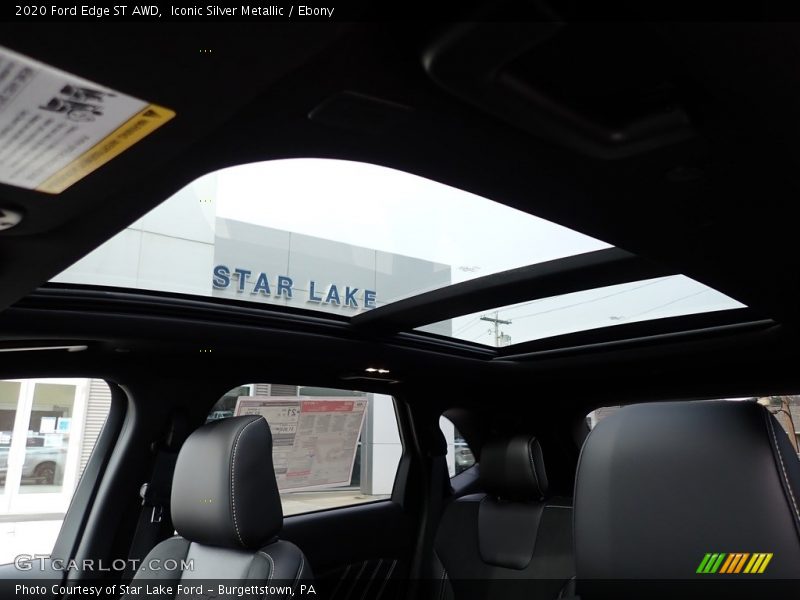 Iconic Silver Metallic / Ebony 2020 Ford Edge ST AWD