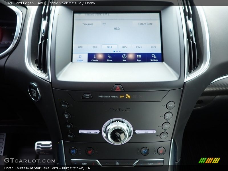 Iconic Silver Metallic / Ebony 2020 Ford Edge ST AWD