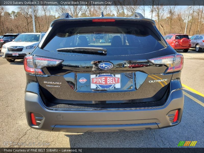 Crystal Black Silica / Titanium Gray 2020 Subaru Outback 2.5i Premium