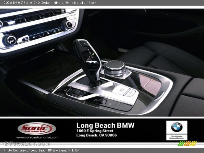 Mineral White Metallic / Black 2020 BMW 7 Series 740i Sedan