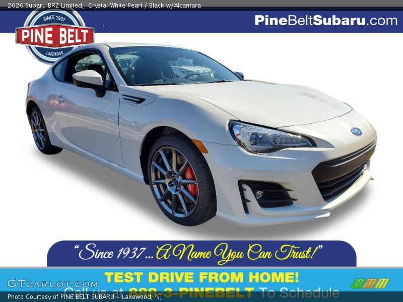 Crystal White Pearl / Black w/Alcantara 2020 Subaru BRZ Limited