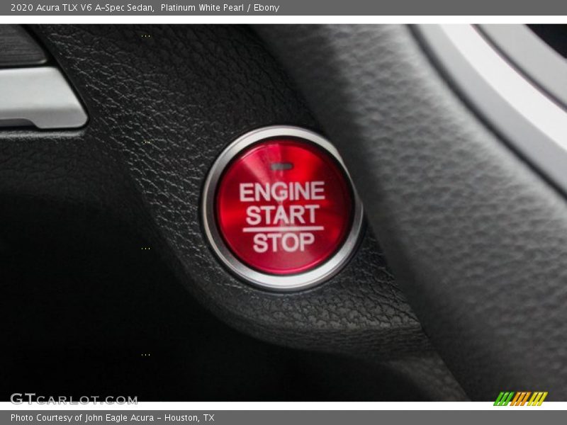 Platinum White Pearl / Ebony 2020 Acura TLX V6 A-Spec Sedan