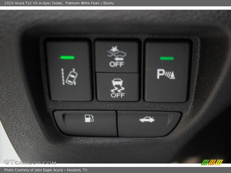 Platinum White Pearl / Ebony 2020 Acura TLX V6 A-Spec Sedan