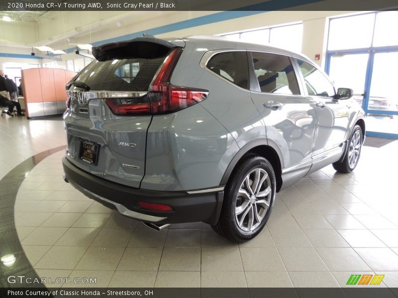 Sonic Gray Pearl / Black 2020 Honda CR-V Touring AWD