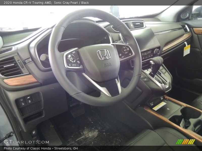 Sonic Gray Pearl / Black 2020 Honda CR-V Touring AWD