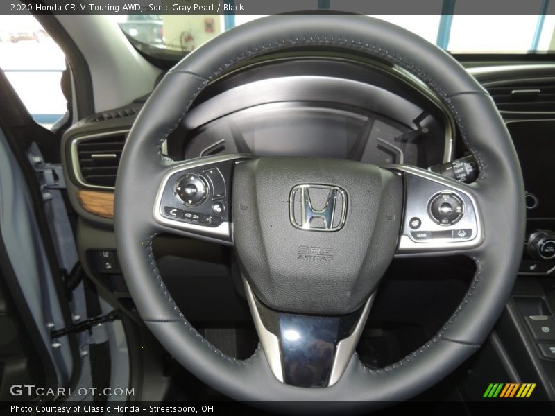 Sonic Gray Pearl / Black 2020 Honda CR-V Touring AWD