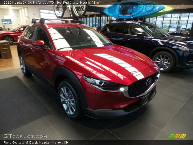 Soul Red Crystal Metallic / Black 2020 Mazda CX-30 Preferred AWD
