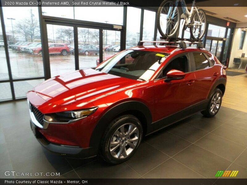 Soul Red Crystal Metallic / Black 2020 Mazda CX-30 Preferred AWD