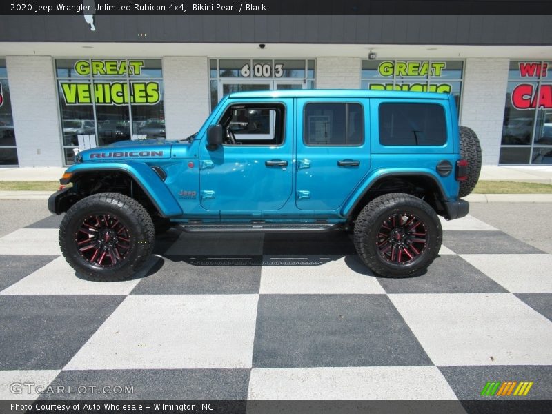 Bikini Pearl / Black 2020 Jeep Wrangler Unlimited Rubicon 4x4