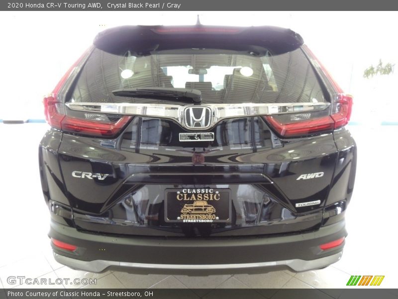 Crystal Black Pearl / Gray 2020 Honda CR-V Touring AWD