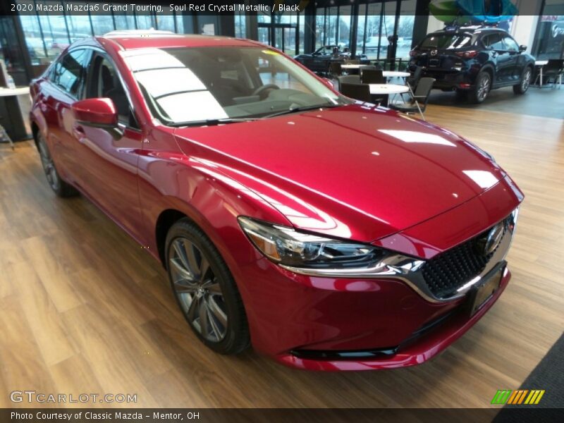 Soul Red Crystal Metallic / Black 2020 Mazda Mazda6 Grand Touring