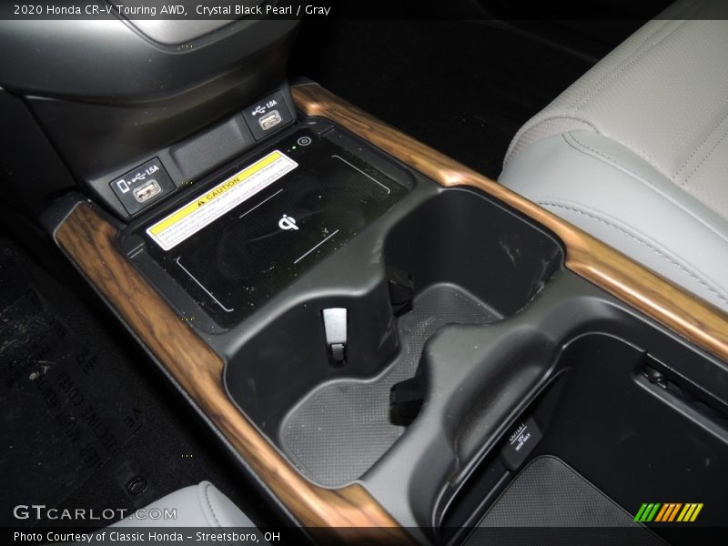 Crystal Black Pearl / Gray 2020 Honda CR-V Touring AWD