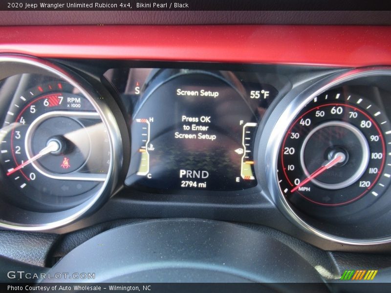 Bikini Pearl / Black 2020 Jeep Wrangler Unlimited Rubicon 4x4