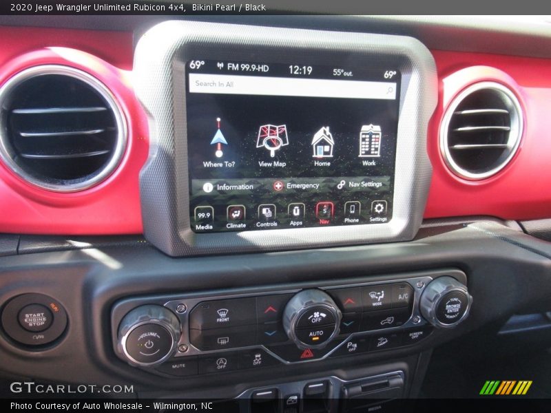 Bikini Pearl / Black 2020 Jeep Wrangler Unlimited Rubicon 4x4