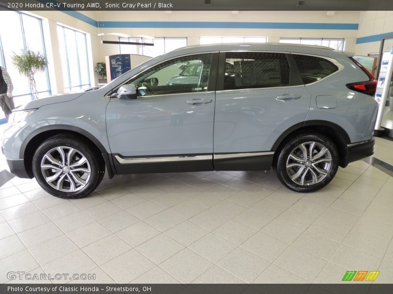 Sonic Gray Pearl / Black 2020 Honda CR-V Touring AWD