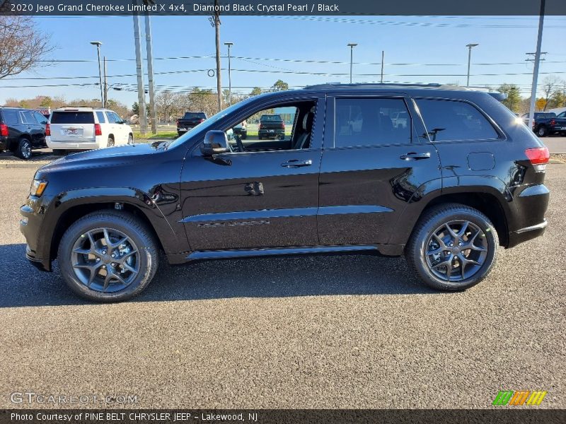 Diamond Black Crystal Pearl / Black 2020 Jeep Grand Cherokee Limited X 4x4
