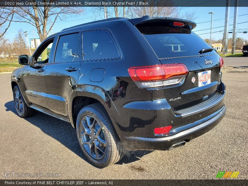 Diamond Black Crystal Pearl / Black 2020 Jeep Grand Cherokee Limited X 4x4