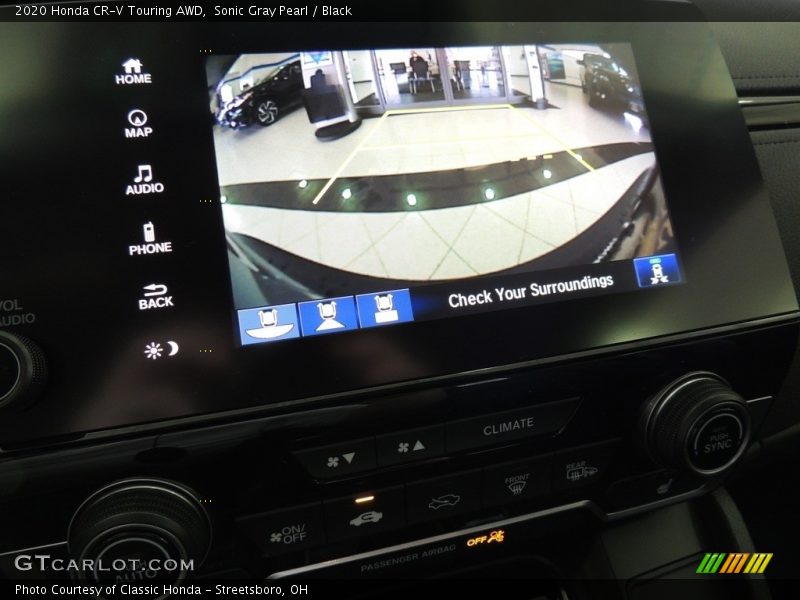 Sonic Gray Pearl / Black 2020 Honda CR-V Touring AWD