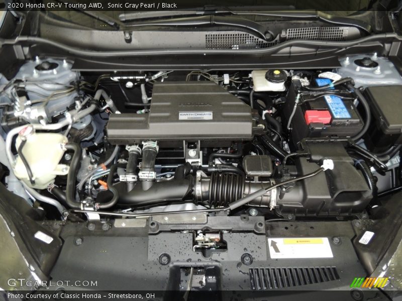 Sonic Gray Pearl / Black 2020 Honda CR-V Touring AWD