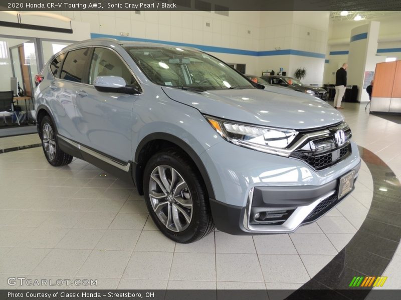 Sonic Gray Pearl / Black 2020 Honda CR-V Touring AWD