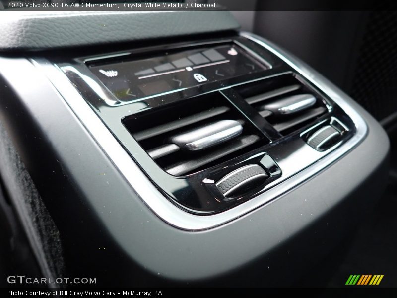 Crystal White Metallic / Charcoal 2020 Volvo XC90 T6 AWD Momentum