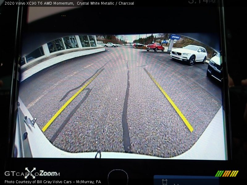 Crystal White Metallic / Charcoal 2020 Volvo XC90 T6 AWD Momentum