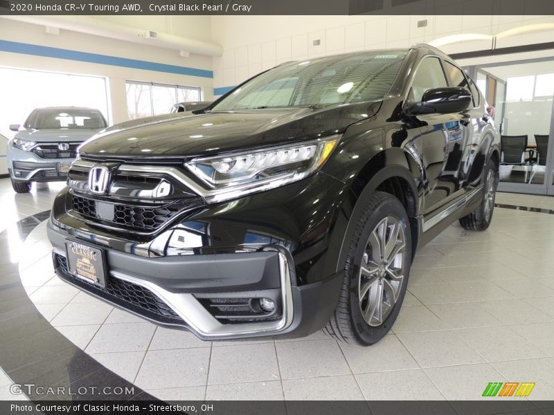 Crystal Black Pearl / Gray 2020 Honda CR-V Touring AWD