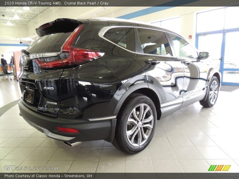 Crystal Black Pearl / Gray 2020 Honda CR-V Touring AWD