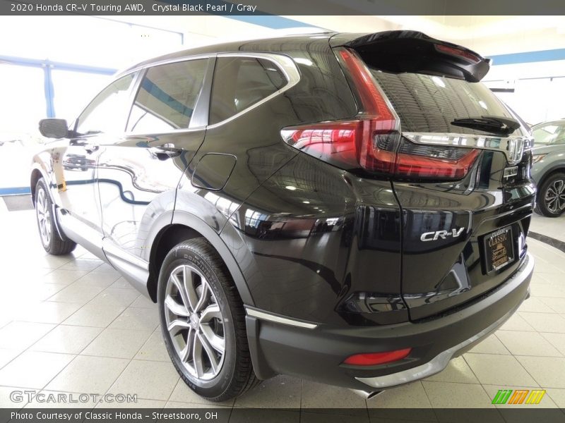 Crystal Black Pearl / Gray 2020 Honda CR-V Touring AWD