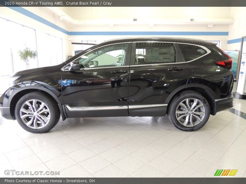Crystal Black Pearl / Gray 2020 Honda CR-V Touring AWD
