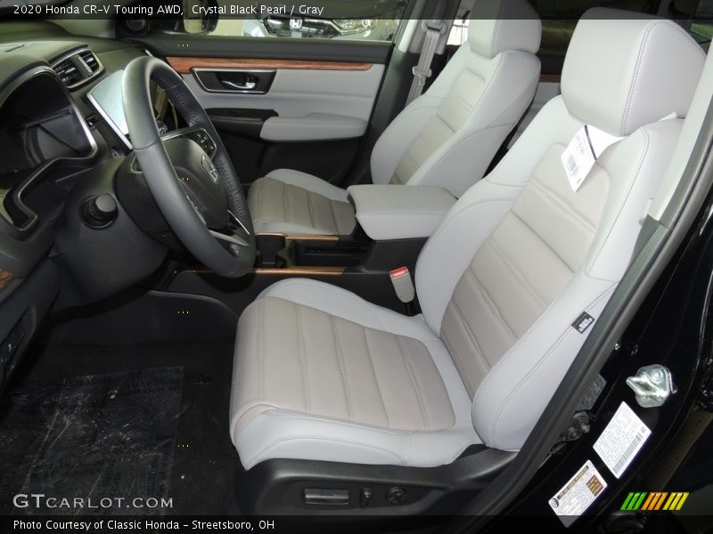Crystal Black Pearl / Gray 2020 Honda CR-V Touring AWD