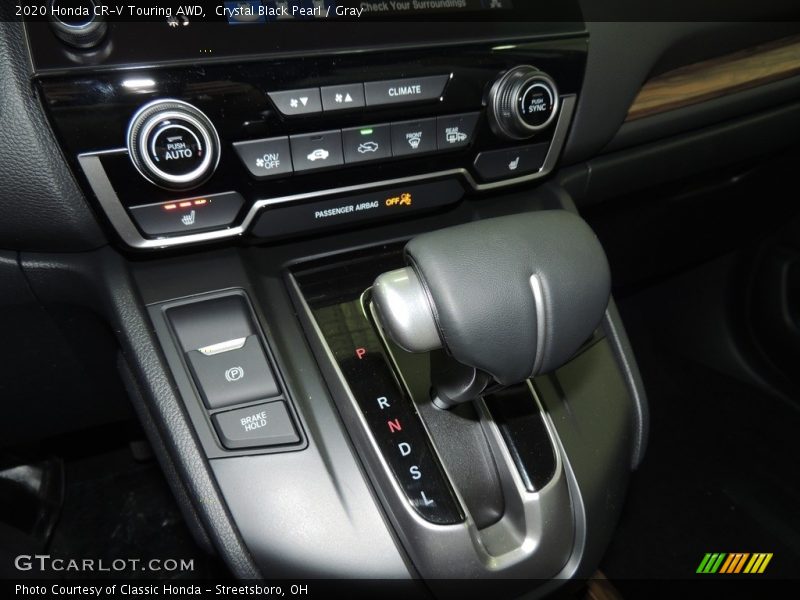 Crystal Black Pearl / Gray 2020 Honda CR-V Touring AWD