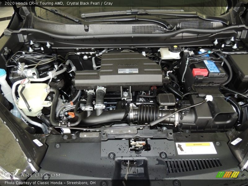 Crystal Black Pearl / Gray 2020 Honda CR-V Touring AWD