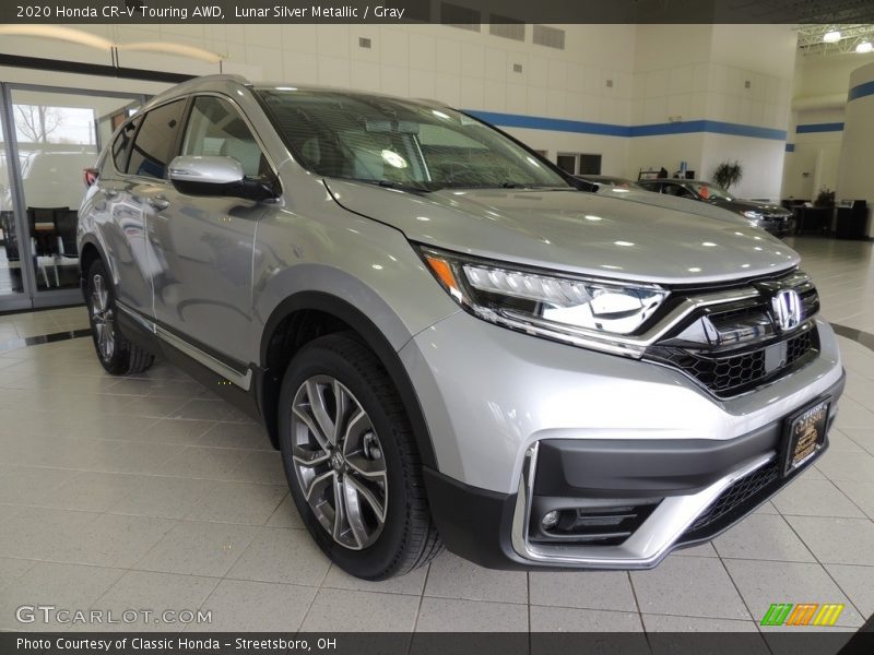 Lunar Silver Metallic / Gray 2020 Honda CR-V Touring AWD