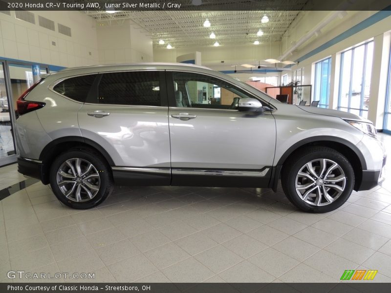 Lunar Silver Metallic / Gray 2020 Honda CR-V Touring AWD